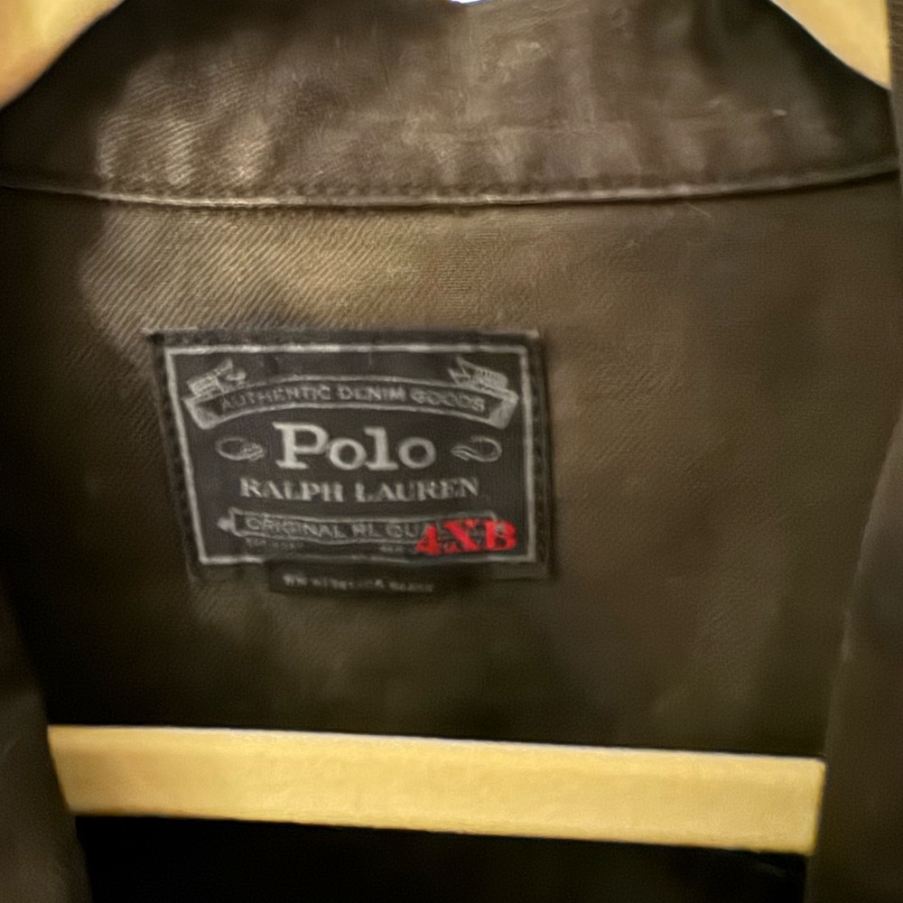 Polo Dark Camo Jean Denim Jacket 4XB - Picture 2 of 3